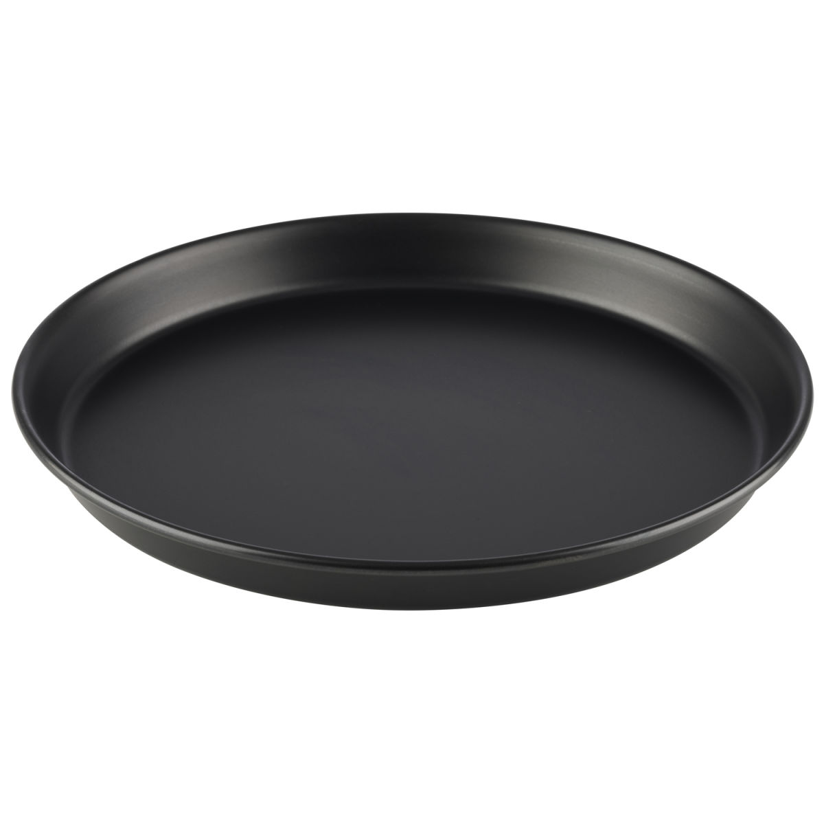 APS Pizzablech, Blaublech (nicht beschichtet), rund 24x24x2.5x24 cm (LxBxHxØ); schwarz; rund