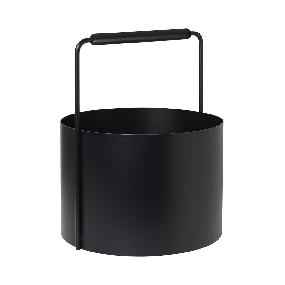blomus Holzkorb -ASHI- 37x35x45 cm (LxBxH); schwarz