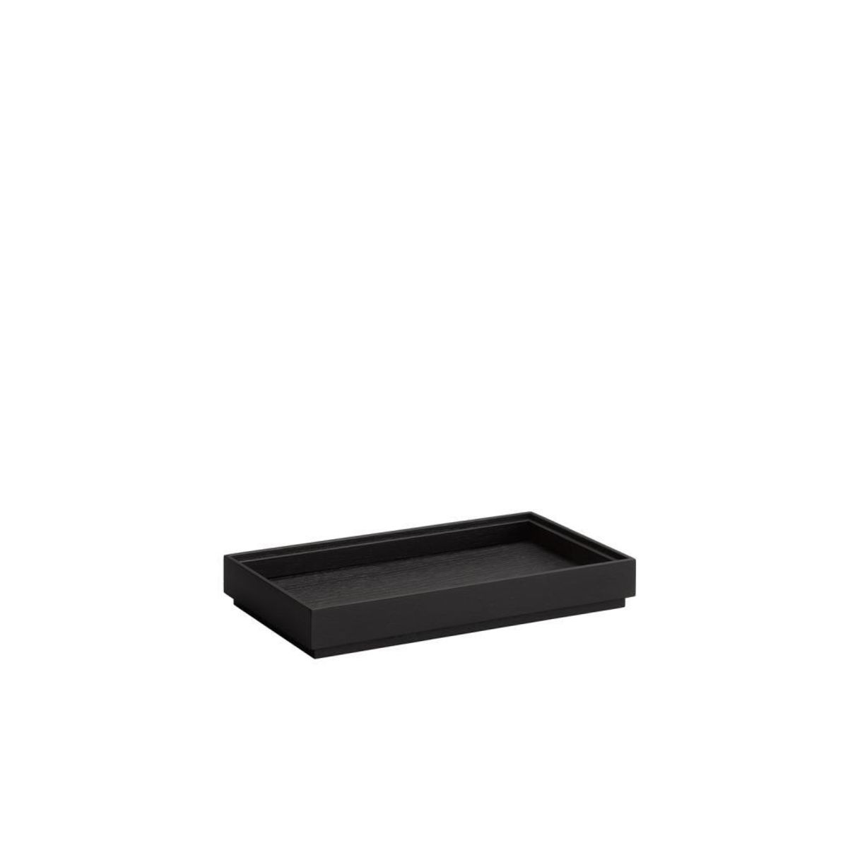 APS GN 1/3 Holzbox -VALO- 32,5 x 17,6 cm, H: 8,5 cm Eichenholz, schwarz (lackiert); 32.5x17.6x4.5 cm (LxBxH); schwarz