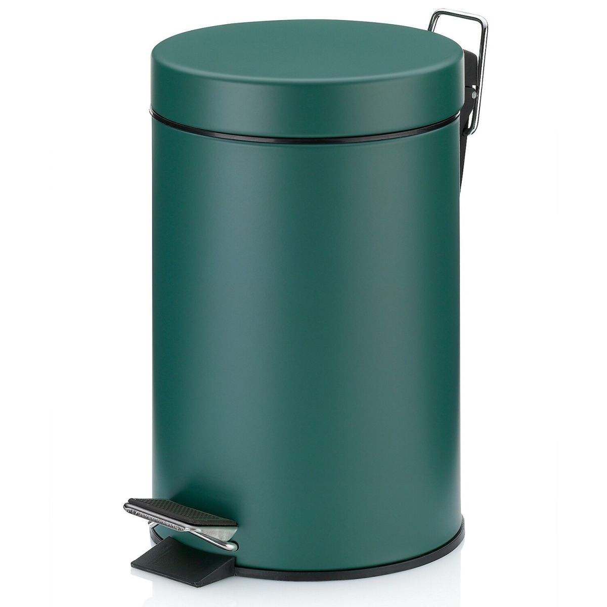 kela Kosmetikeimer Monaco Metall 3 l, 17x26 cm (ØxH); dunkelgrün