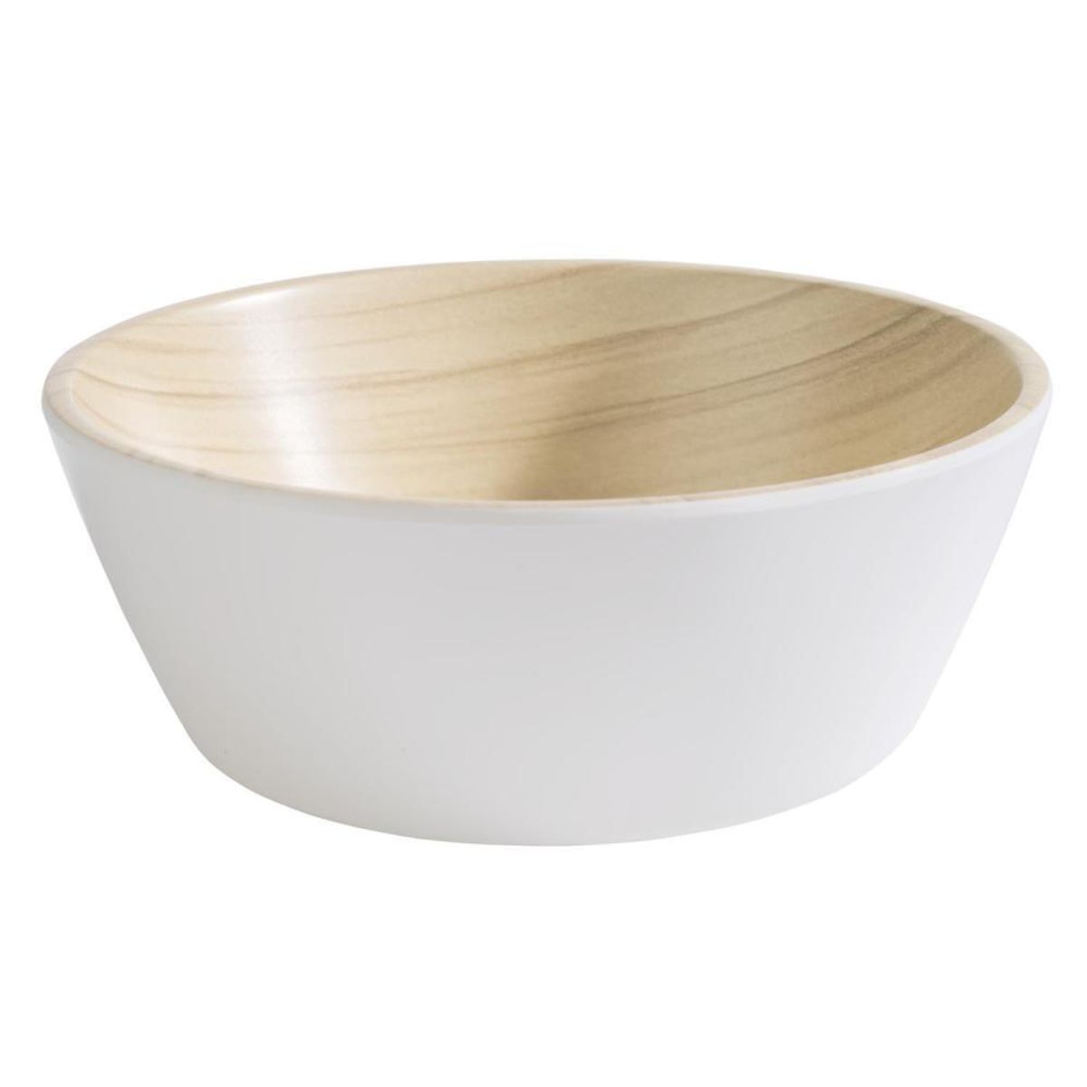 APS Schale FRIDA, Melamin, rund 440 ml, 15x5.5 cm (ØxH); beige/weiß; konisch