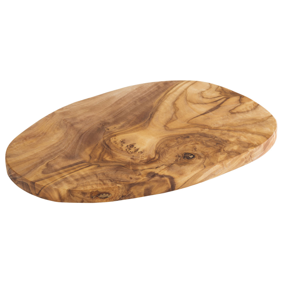 APS Servierbrett OLIVE, Olivenholz, oval 25.5x16.5x1.5 cm (LxBxH); braun; oval