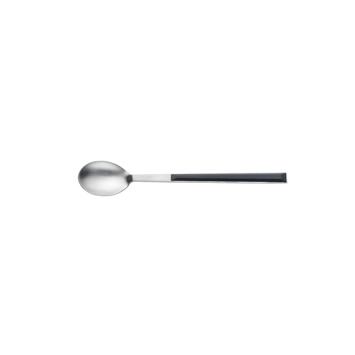 Pintinox Mokkalöffel SUSHI PRO Satin ABS Griff Schwarz 16.5 cm (L); schwarz; 12 Stück / Pack
