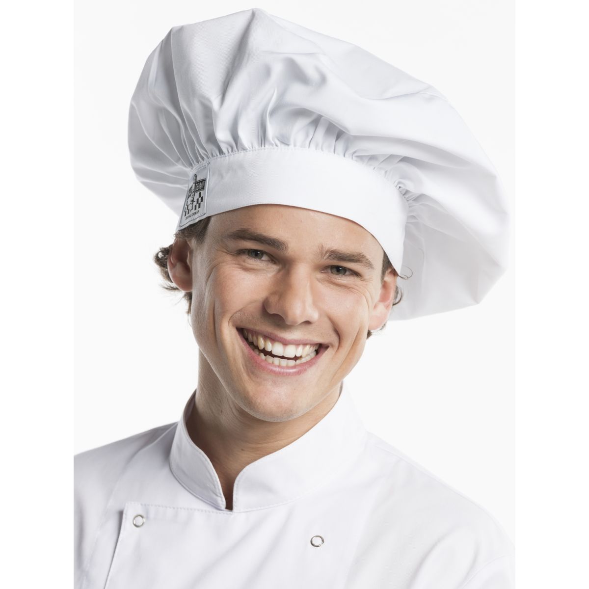 Kopfbedeckung Chef Hat Bianco – One Size weiß