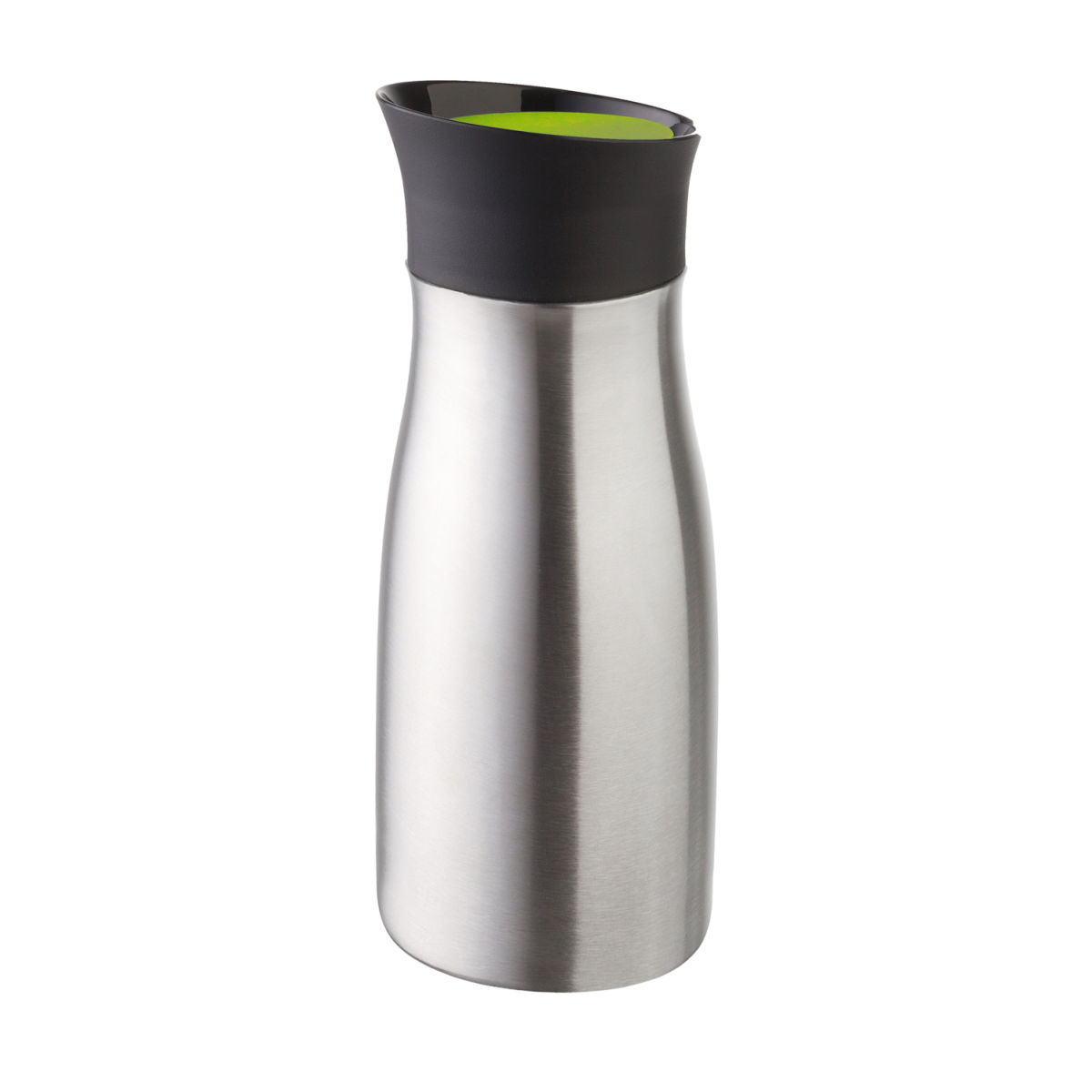 helios To-Go-Becher Click´N´Drink 400 ml, 7.5x19.5 cm (ØxH); kiwi/edelstahl