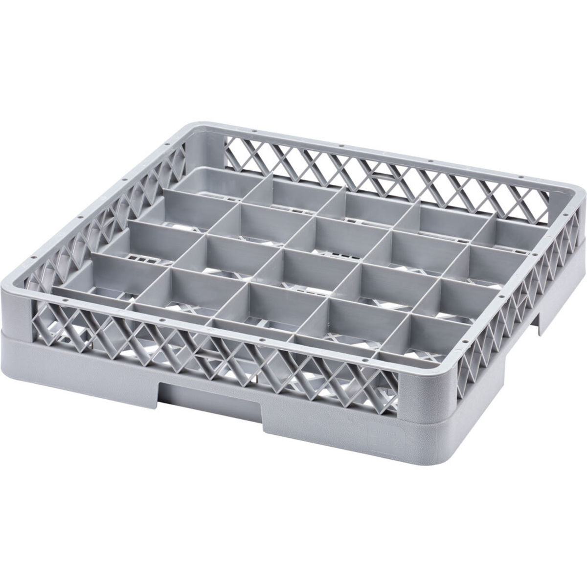 Stalgast Spülkorb für Gläser und Tassen 25 Fächer 500 x 500 mm 50x50x10.4 cm (BxTxH); grau