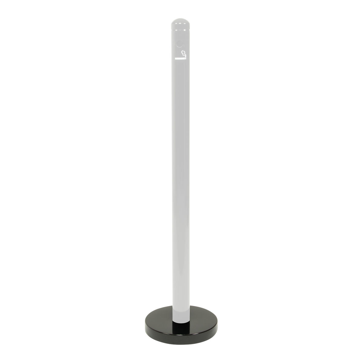 Base per posacenere da appoggio 25x25x4 cm Nero Securit; 25x4x3.44 cm (LxHxP); nero