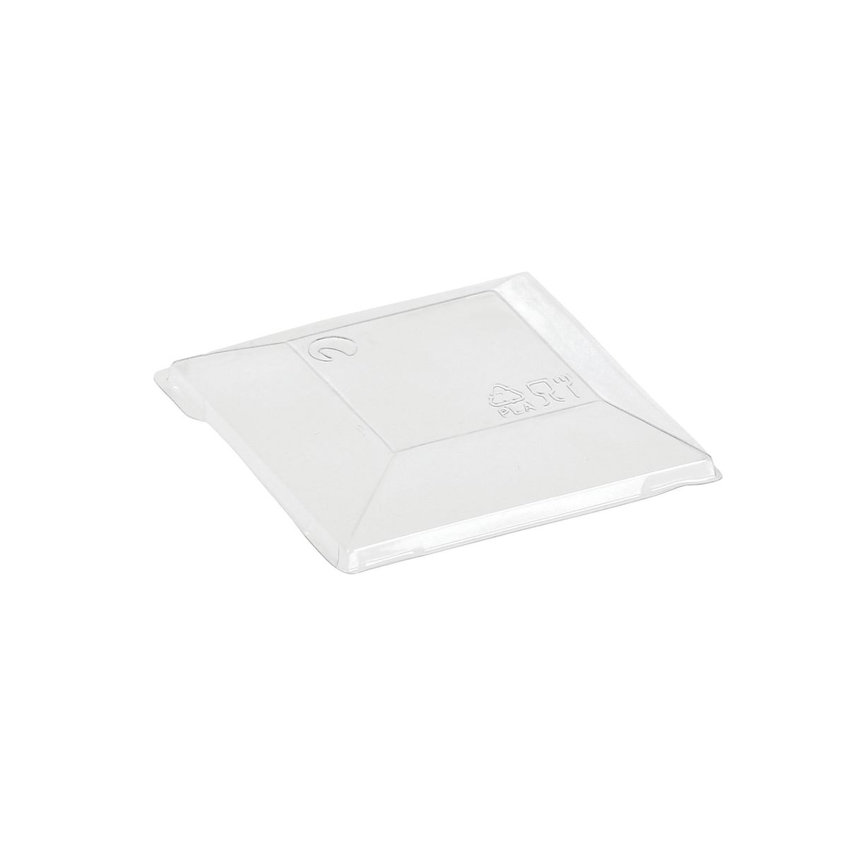 naturesse Deckel PLA, zu Pyramid, naturesse transparent; 400 Stück / Pack
