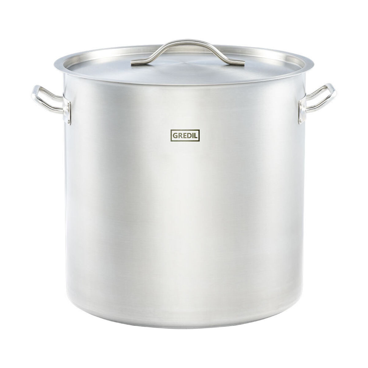 Gredil Suppentopf hohe Form Serie ECO, inkl. Deckel 50.3 l, 40x40 cm (ØxH); silber