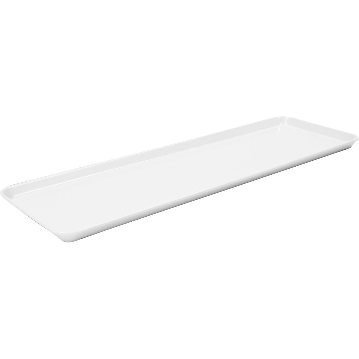 Schneider Auslagetablett Melamin 58x19.5x2 cm (LxBxH); weiß; rechteckig