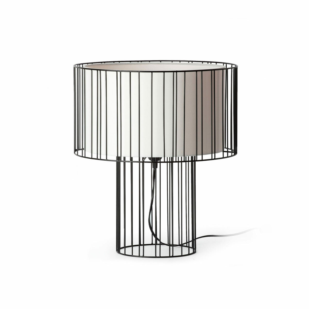 FARO Barcelona LINDA Tischleuchte schwarz 47 cm (H); schwarz