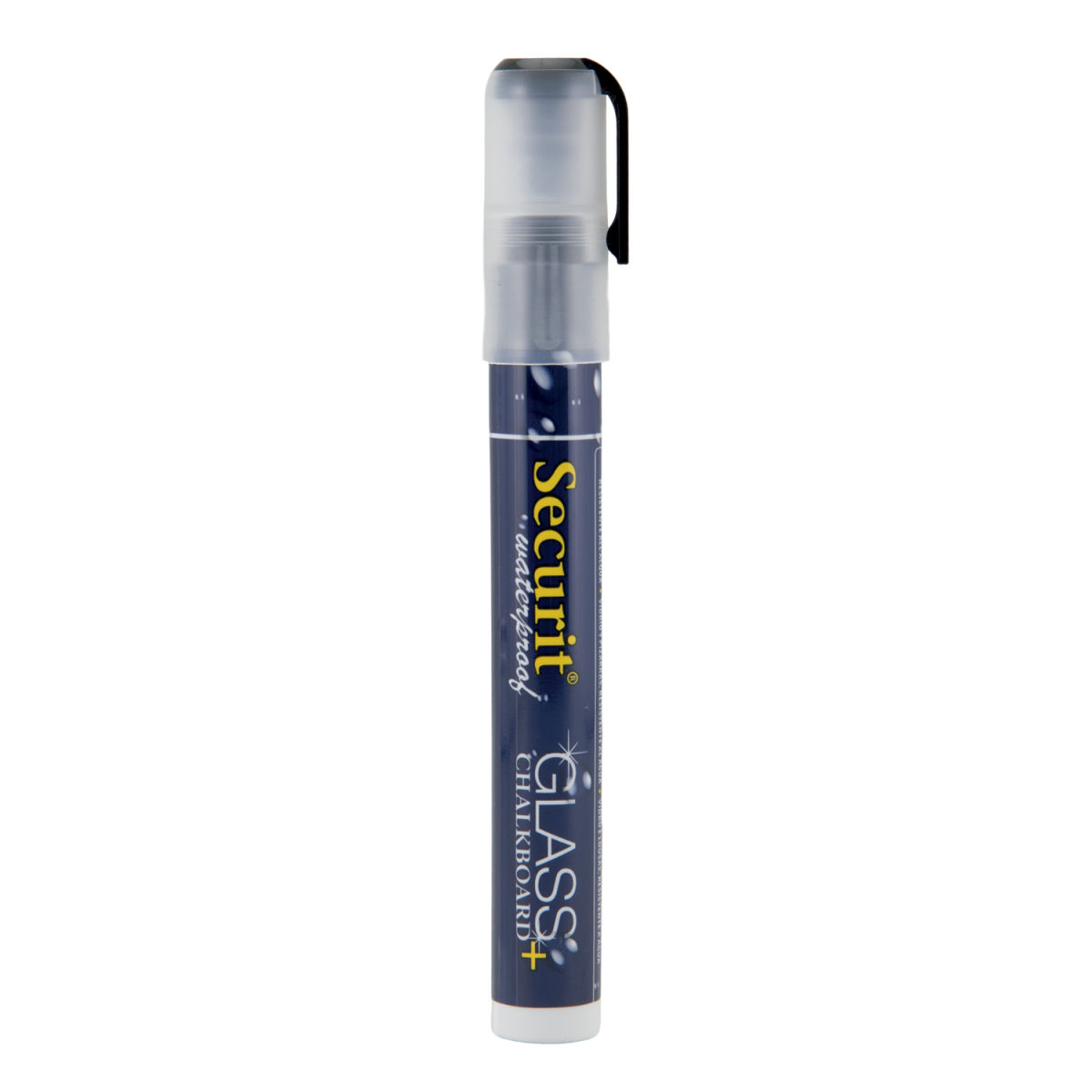 Pennarello a gesso liquido Waterproof Punta a scalpello 2-6mm Securit; 2 cm (L), lunghezza carattere 20 mm; nero