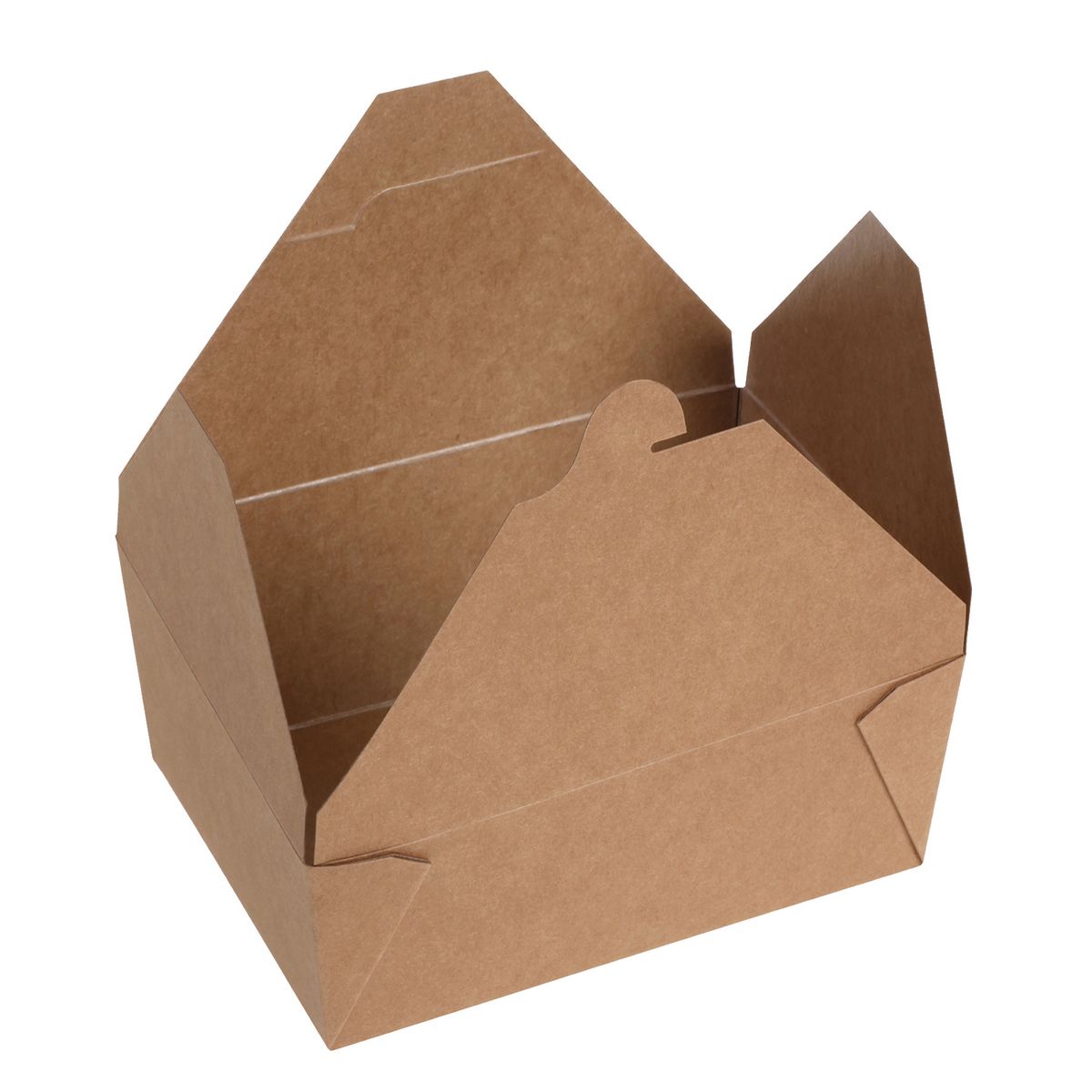 naturesse Box Kraft/PLA 2500 ml, 14x15.5x9 cm (LxBxH); braun; 160 Stück / Pack