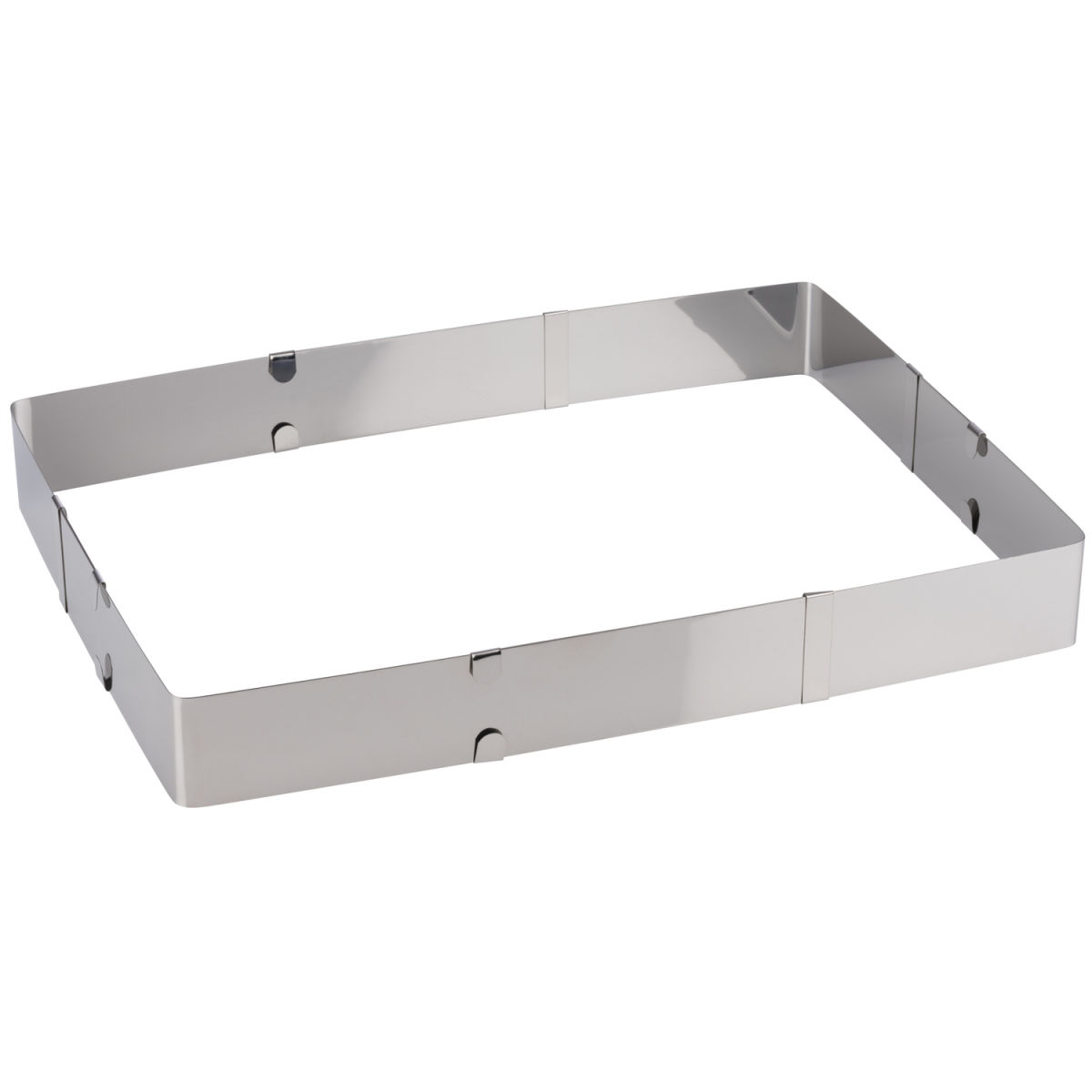 APS Backform, Edelstahl 28x34x5 cm (LxBxH); silber; rechteckig