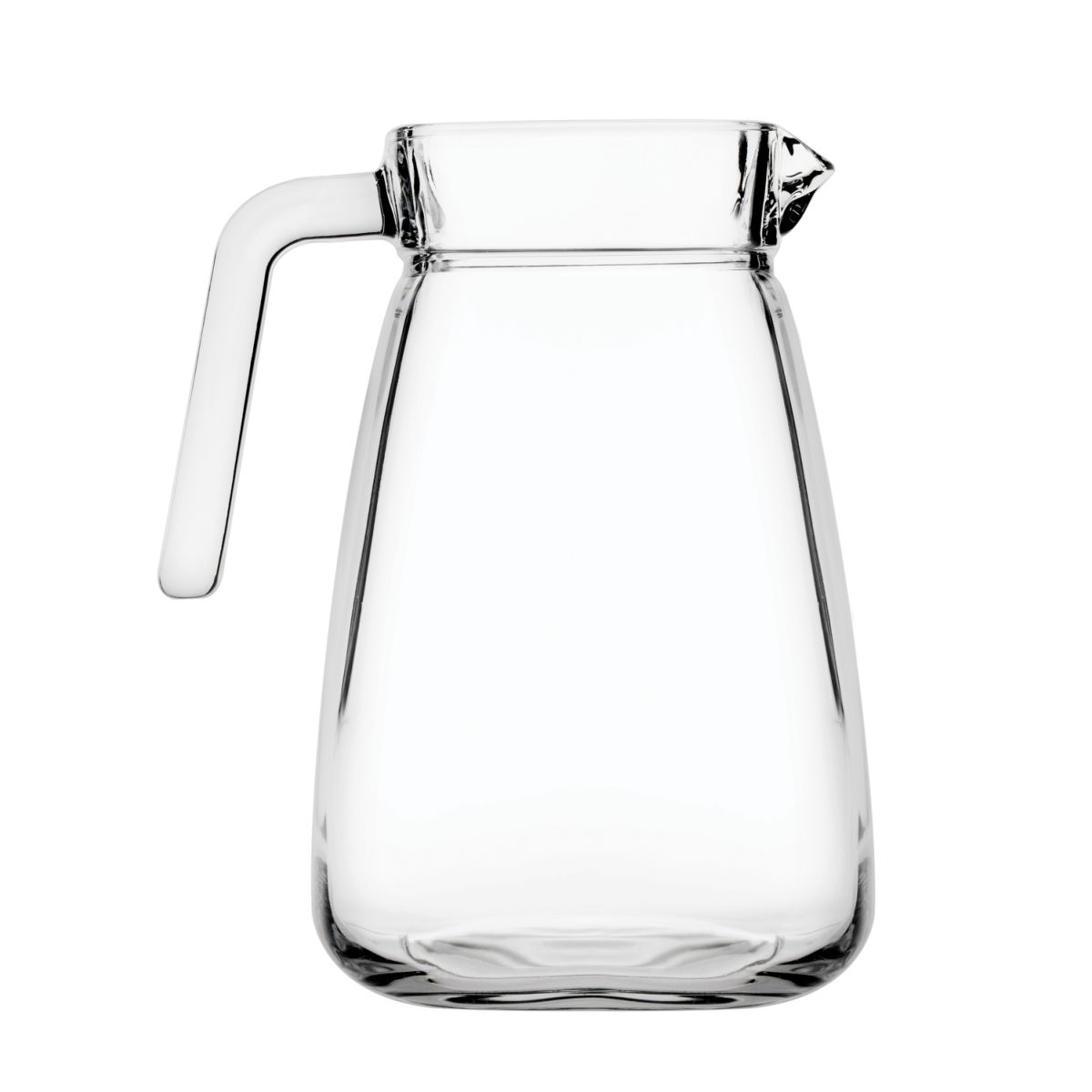 Brocca vetro Carre 1,8 l Pasabahçe; 1800 ml, 9.5x9.5x20.4 cm (LxLxH); trasparente; 8 pz. / Pacco