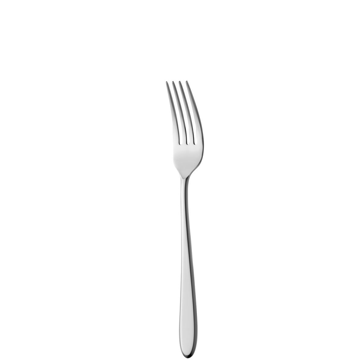 Sola Dessertgabel Flame; 18.9 cm (L); silber; 12 Stück / Pack