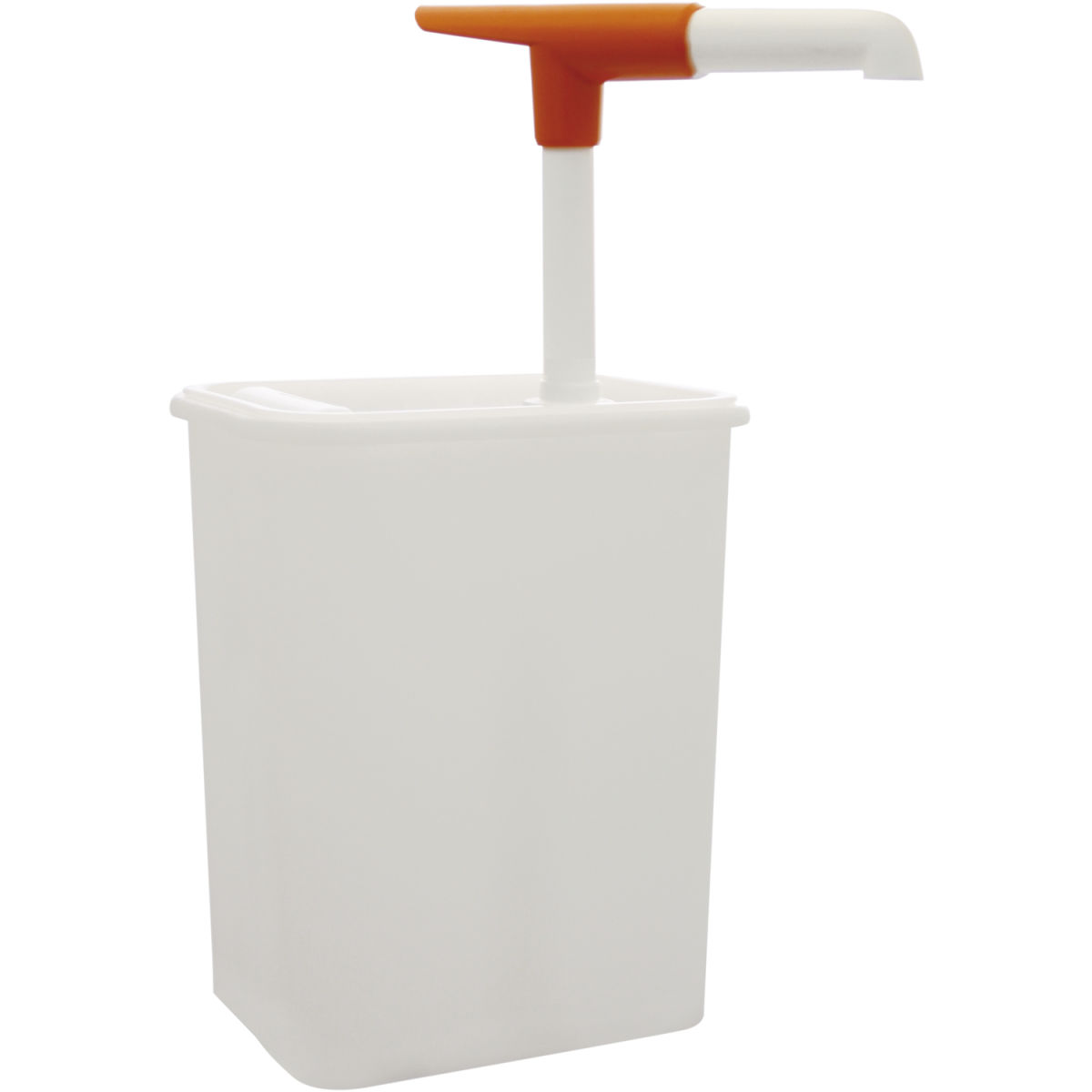 Schneider Druckknopf Dosierspender Materialmix 3000 ml, 17.5x14 cm (LxB); weiß