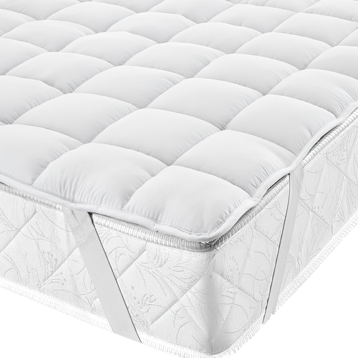 TOPPER ANTIFIRE FIBRA altra densita 720gr/mq Lombarda Trapunte; 100x200x4 cm (LxLxH); bianco; 6 pz. / Pacco