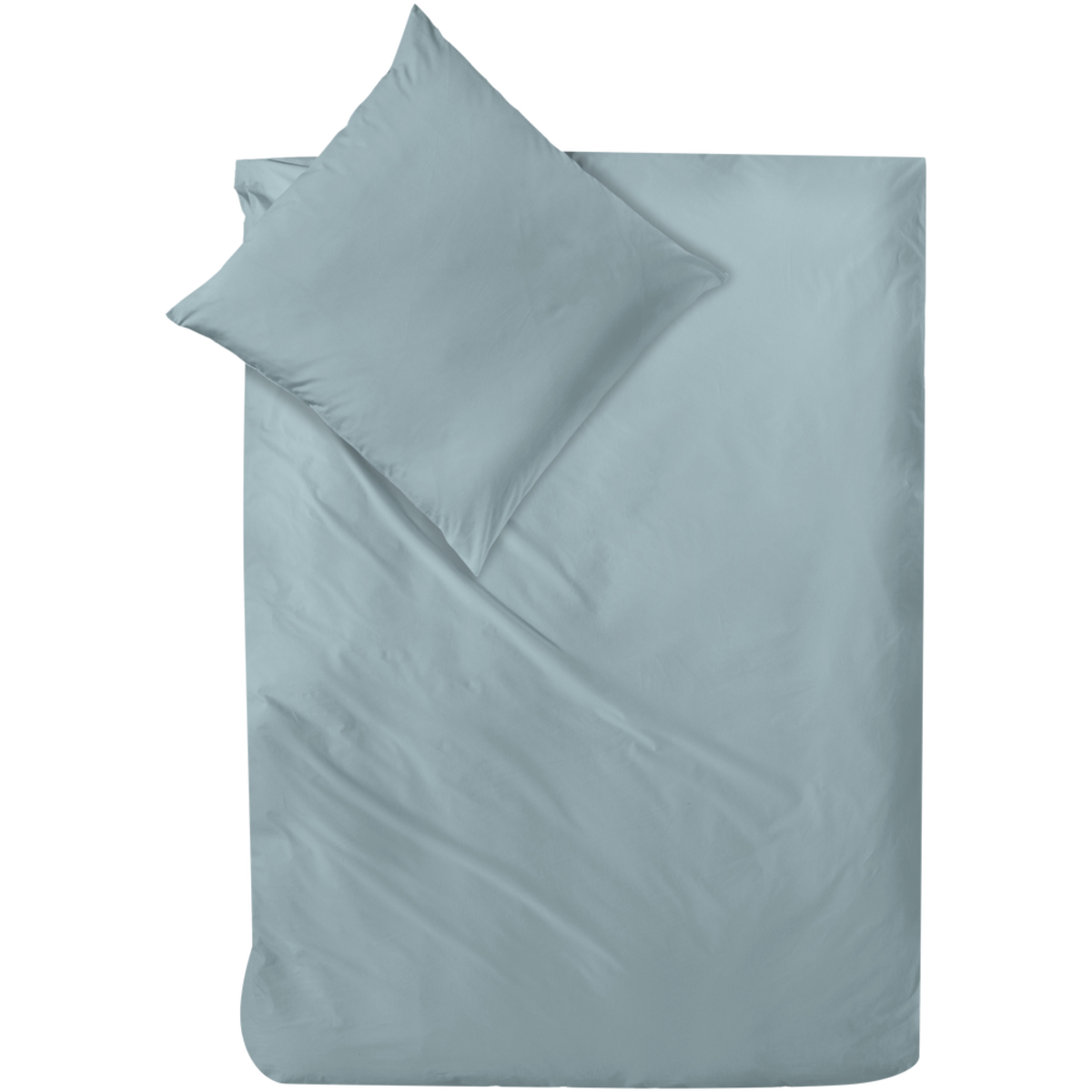 Decoper Decoper ® Mako-Satin Bettwäsche-Set aus 100% Baumwolle 155x220 cm (BxL), 80x80 cm (LxB); hellgrün