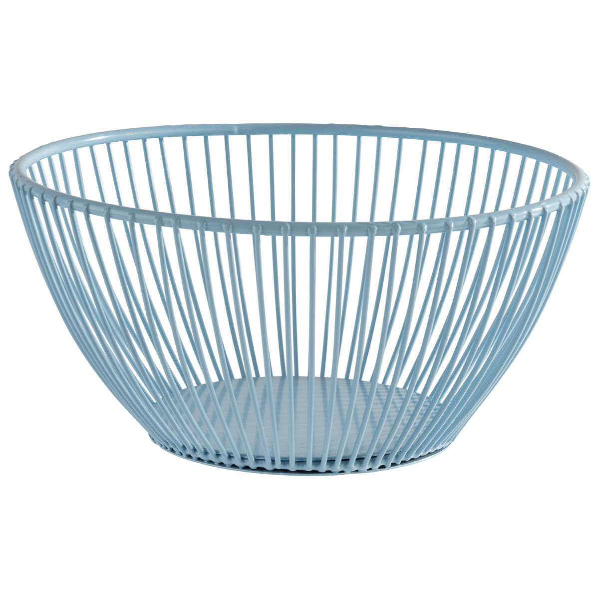 APS Korb SVART, Metall 17.5x8 cm (ØxH); hellblau