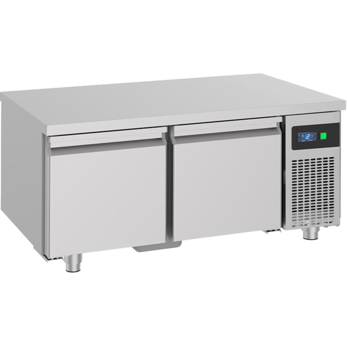 A&S Polarny Unterbaukühltisch mit 2 Schubladen -2 bis +8°C 1.200x700x600 mm 120x60x70 cm (BxHxT); edelstahl