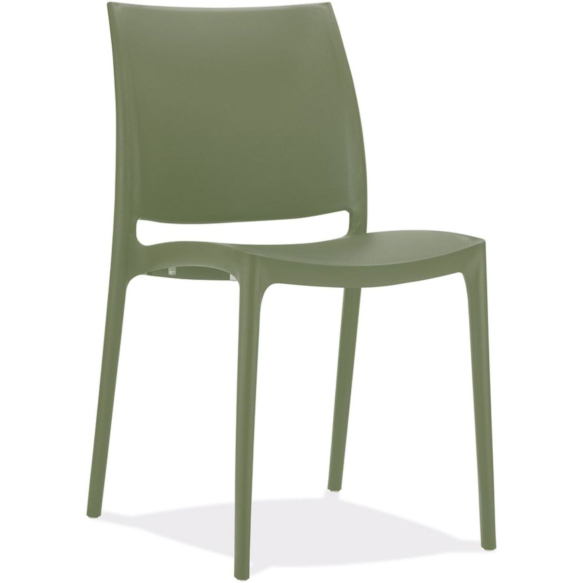 Légia Stuhl ENZO 45x42x81 cm (BxTxH); oliv