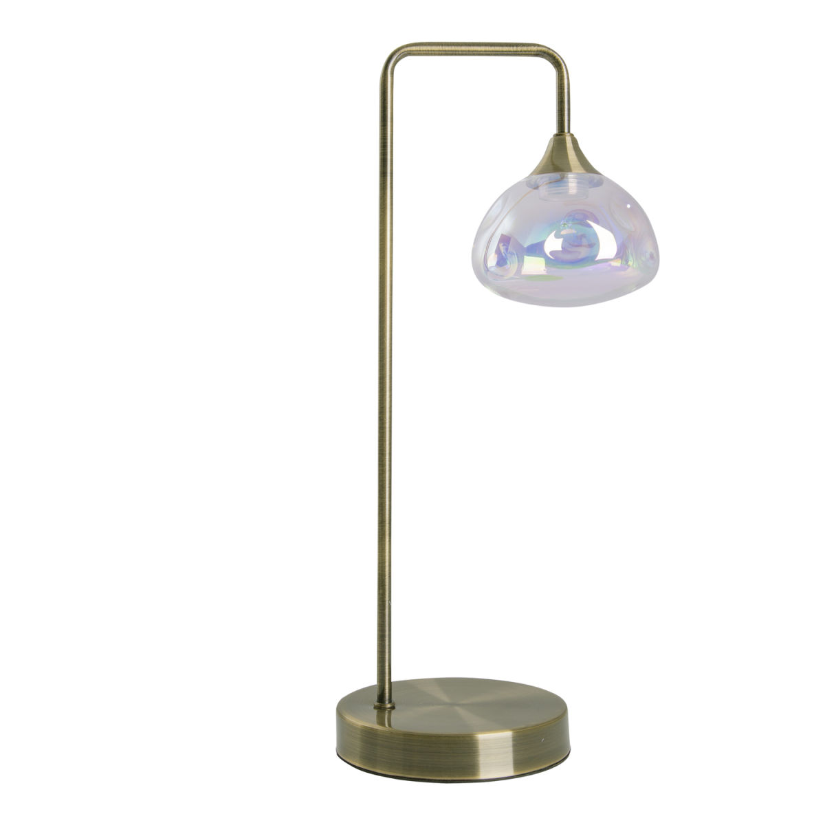 NÄVE Leuchten LED Tischleuchte VARNA 17.5x17.5x17.5x45 cm (LxBxØxH); messing; Gestell messing