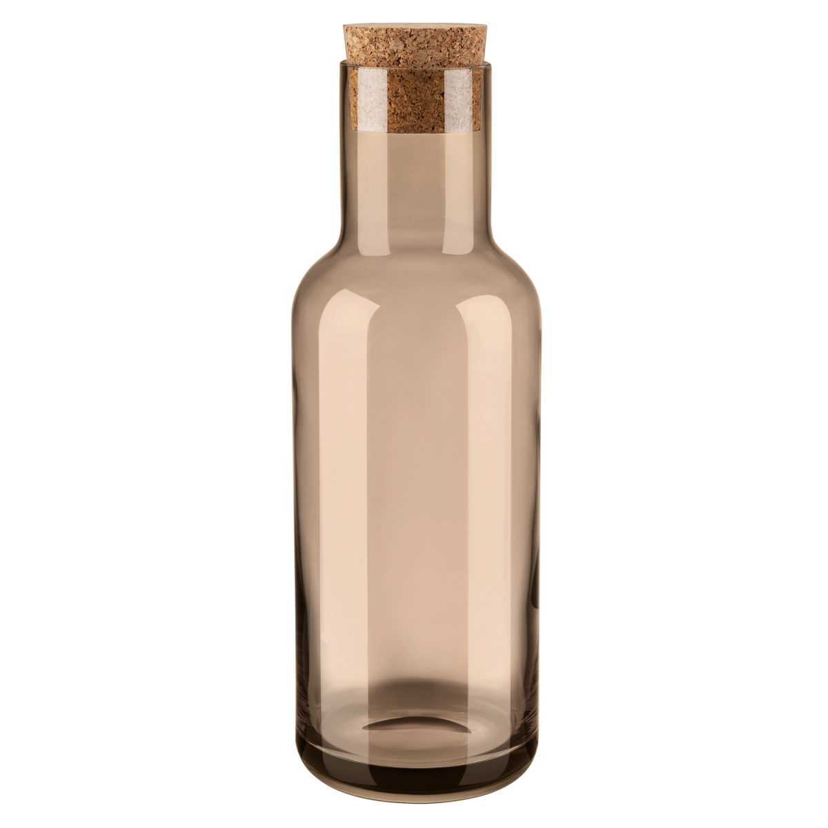 blomus Wasserkaraffe -FUUMI- 1 l, 8.9x8.9x8.9x28.6 cm (LxBxØxH); hellbraun/transparent