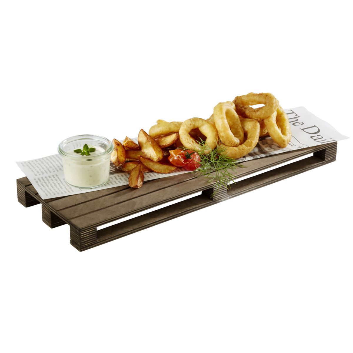 APS Servierbrett GENUSSPALETTE, Birkenholz 40x15x3 cm (LxBxH); braun; rechteckig