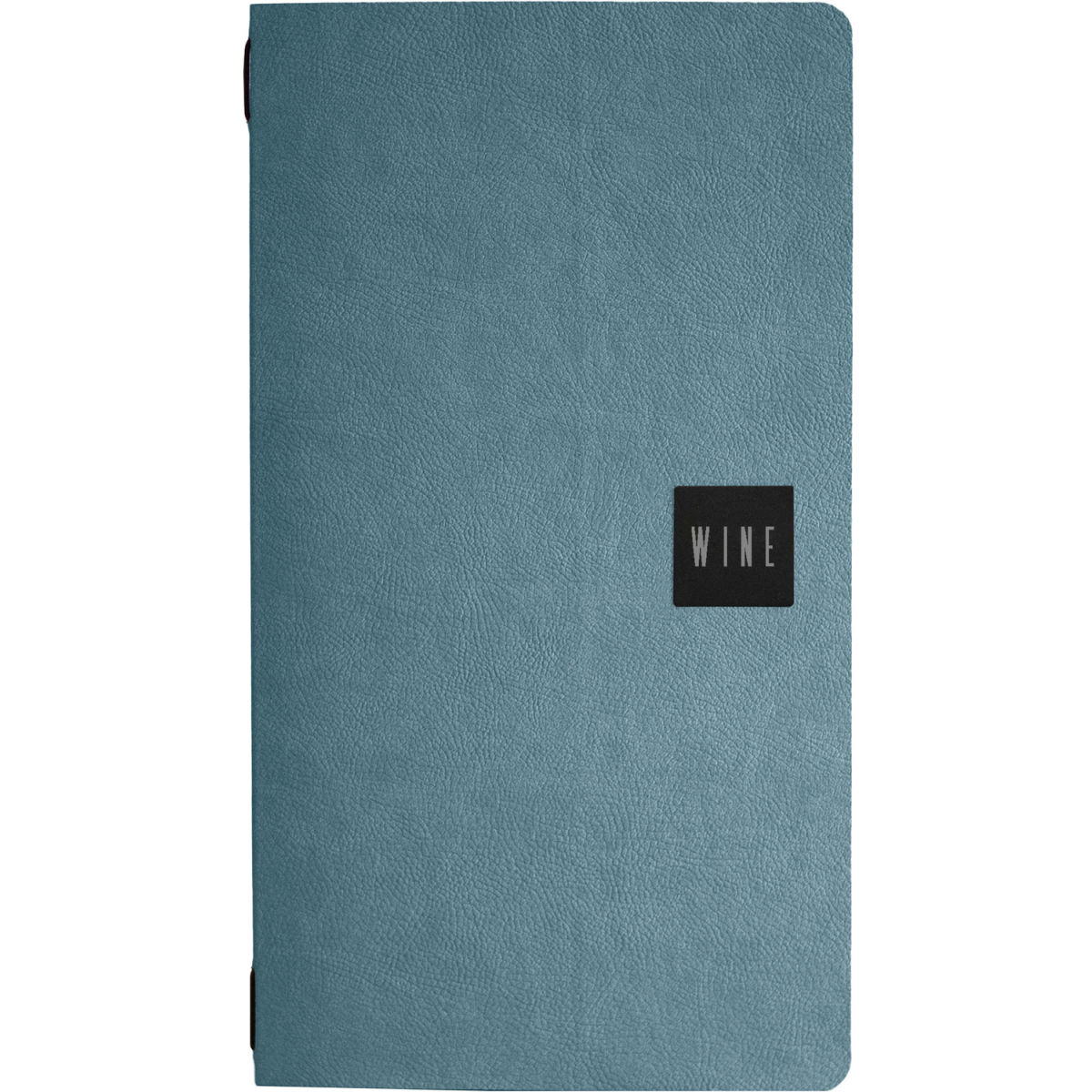 STIL CASA Stil casa, 12er-Set Menükartenhalter Größe 2/2, Polyurethan, drei Innenhüllen aus Kunststoff, elastischer Umschlaghalter azurblau; 12 Stück / Pack