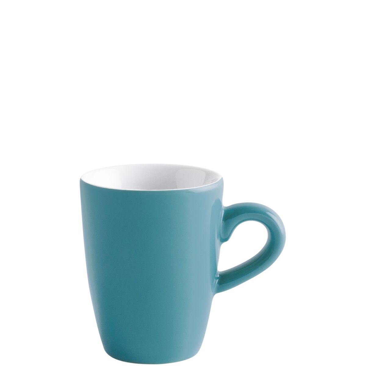 Kahla Espresso-Obertasse Pronto Colore hoch 80 ml, 5.5x7 cm (ØxH); türkis; rund; 6 Stück / Pack