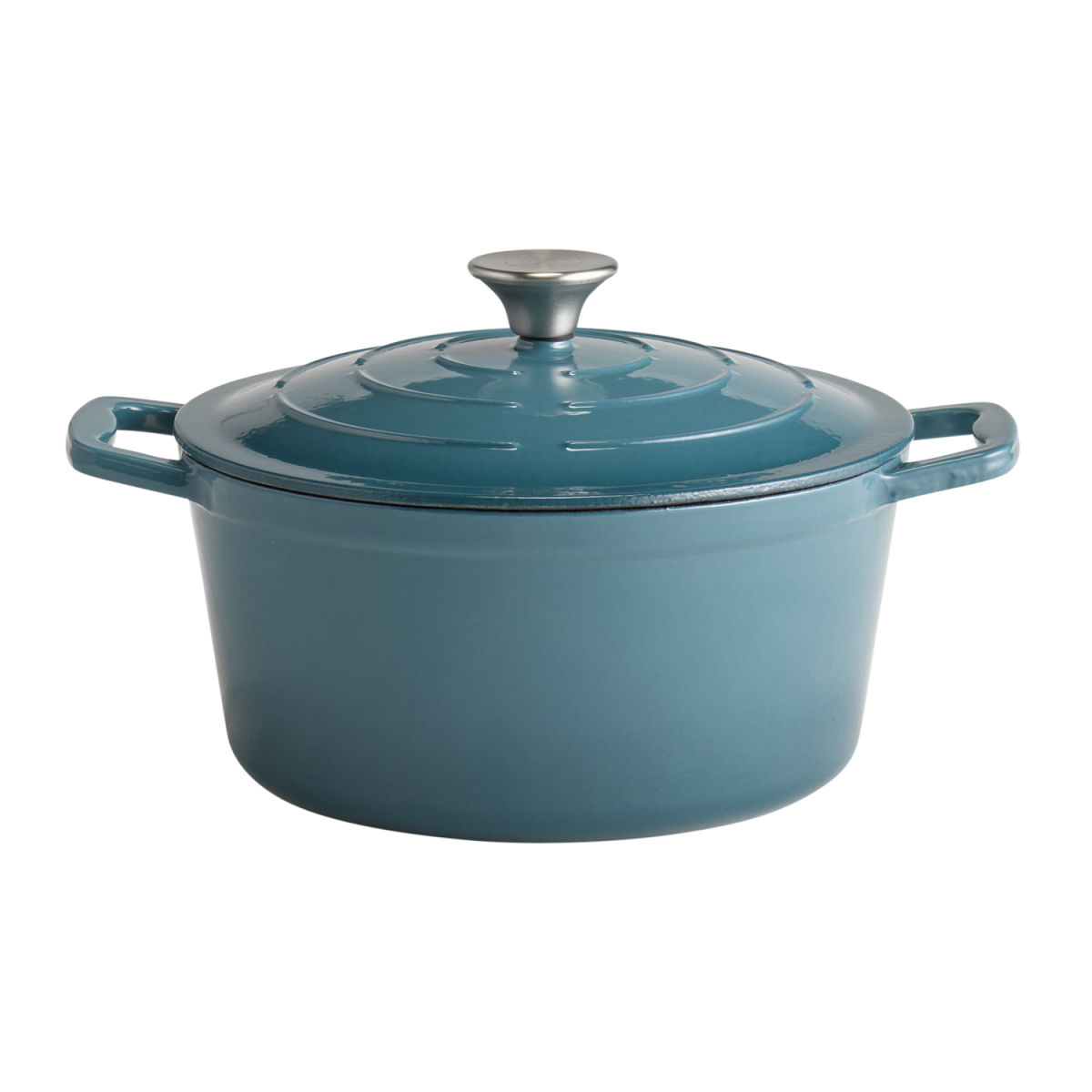 APS Kochtopf mit Deckel 5 STARS, Gusseisen; 4000 ml, 25x25x11.5 cm (LxBxH); türkis