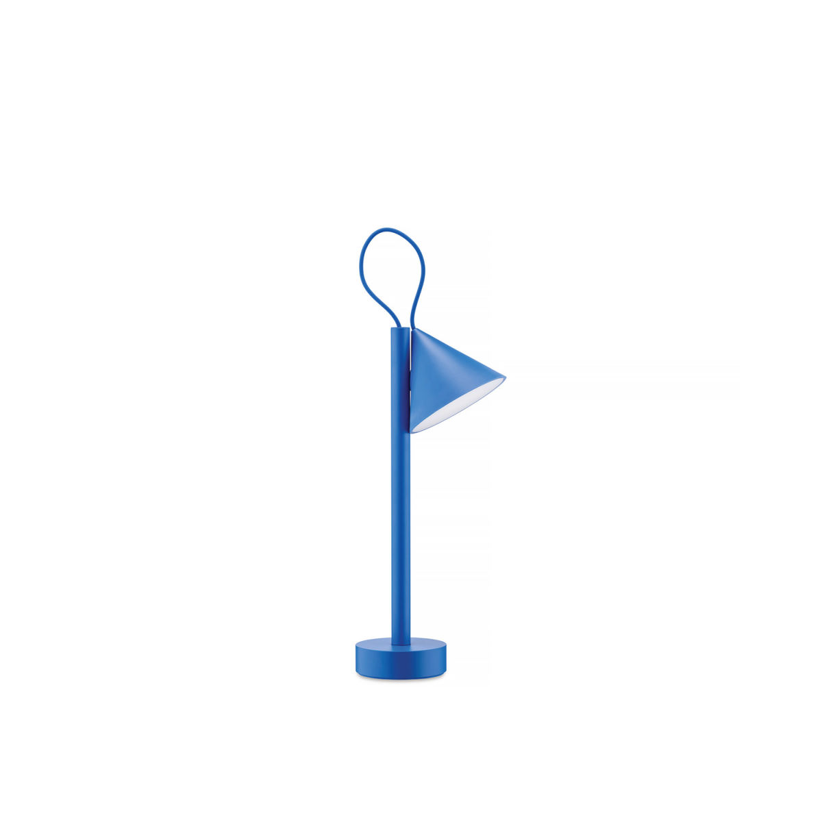 Alessi Tsumiki Tragbare Lampe; 16.4x11x33.7 cm (LxBxH); blau