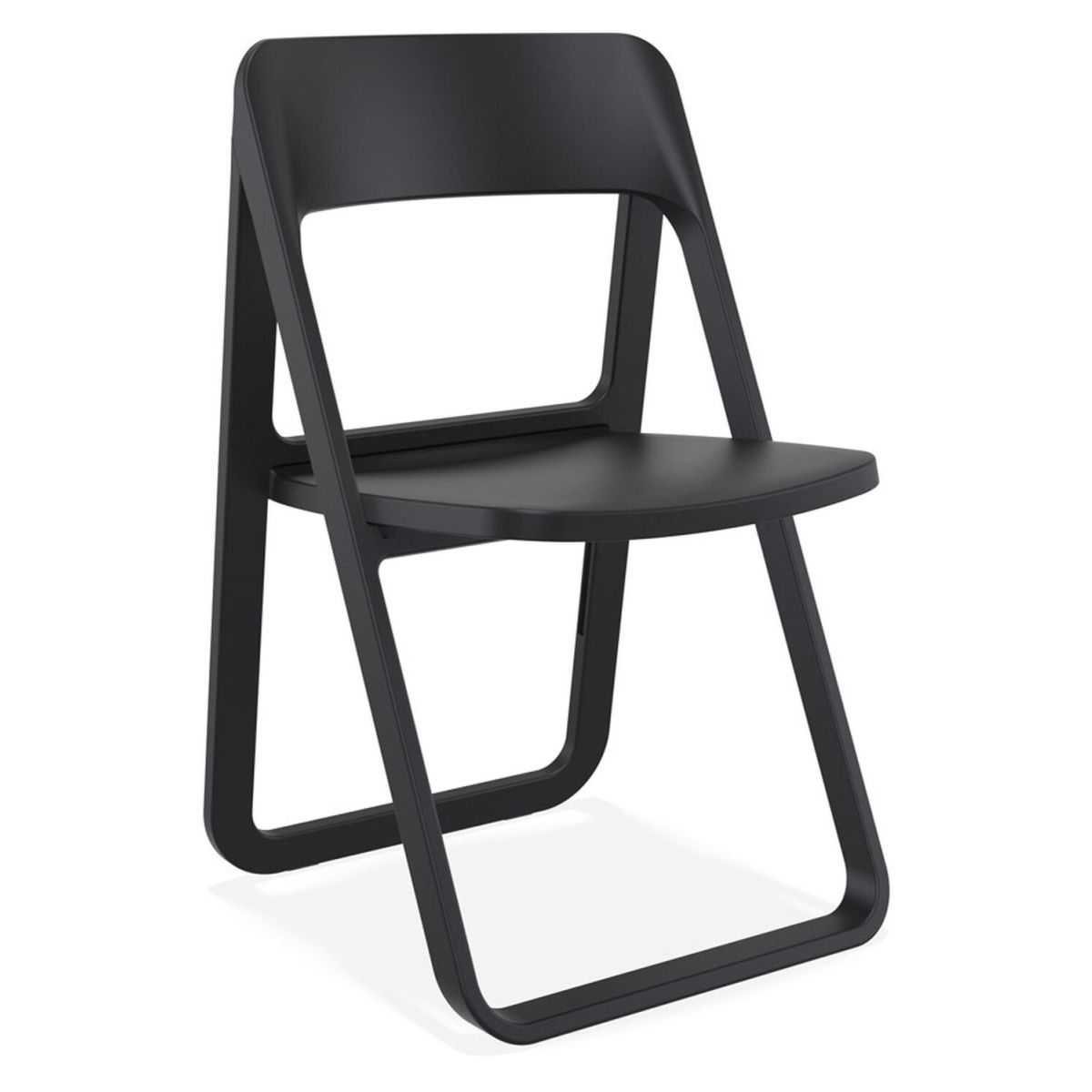 Légia Klappstuhl SLAG 48x52x82 cm (BxTxH); Sitz schwarz, Gestell schwarz