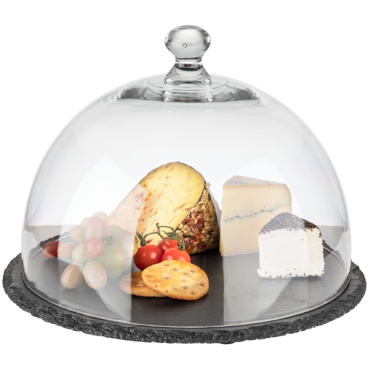 APS Frischhalte-Haube DOME; 21x21x21x17 cm (LxBxØxH); transparent; rund