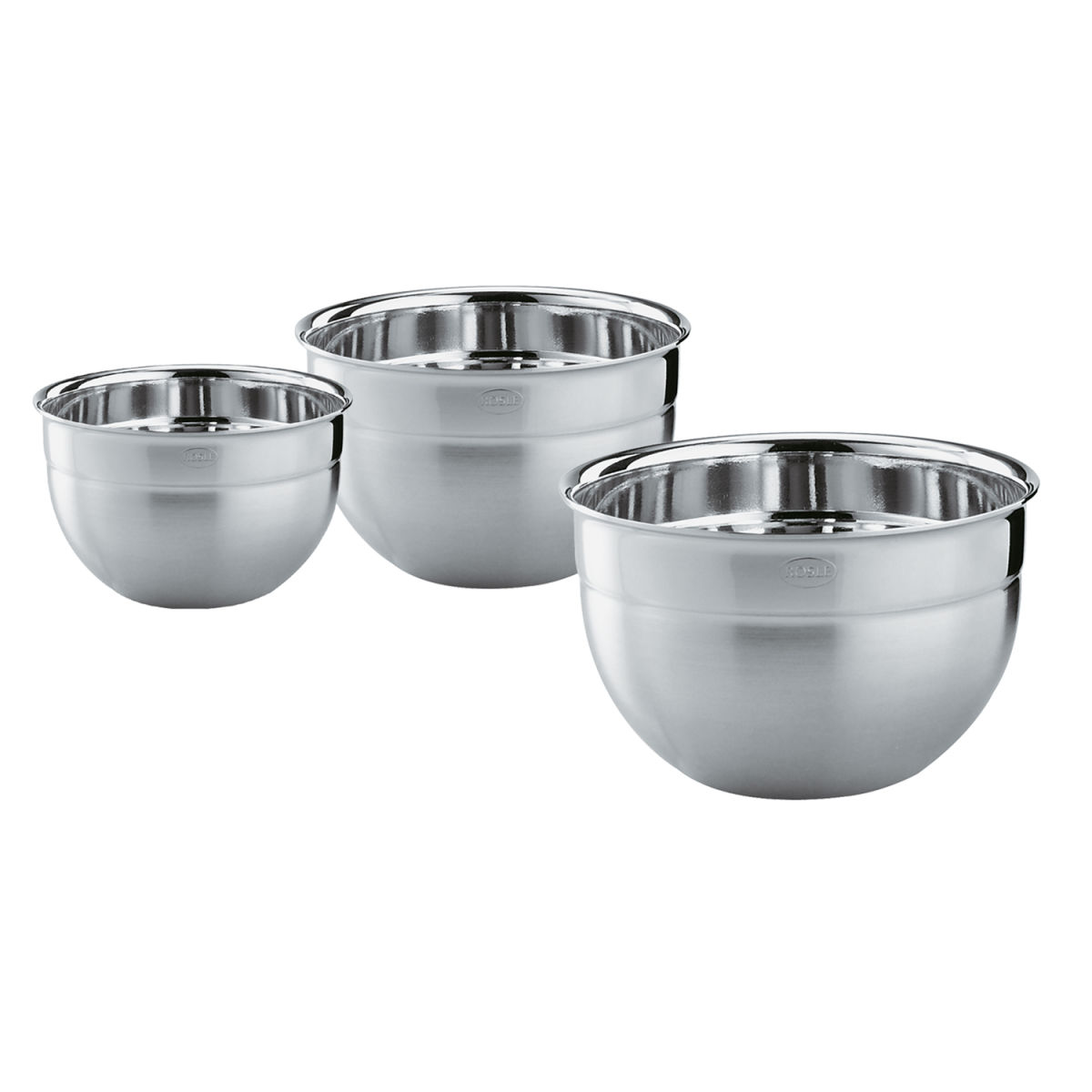 RÖSLE Schüssel-Set hoch 3-tlg. / 16, 20, 24 cm 100 ml; silber