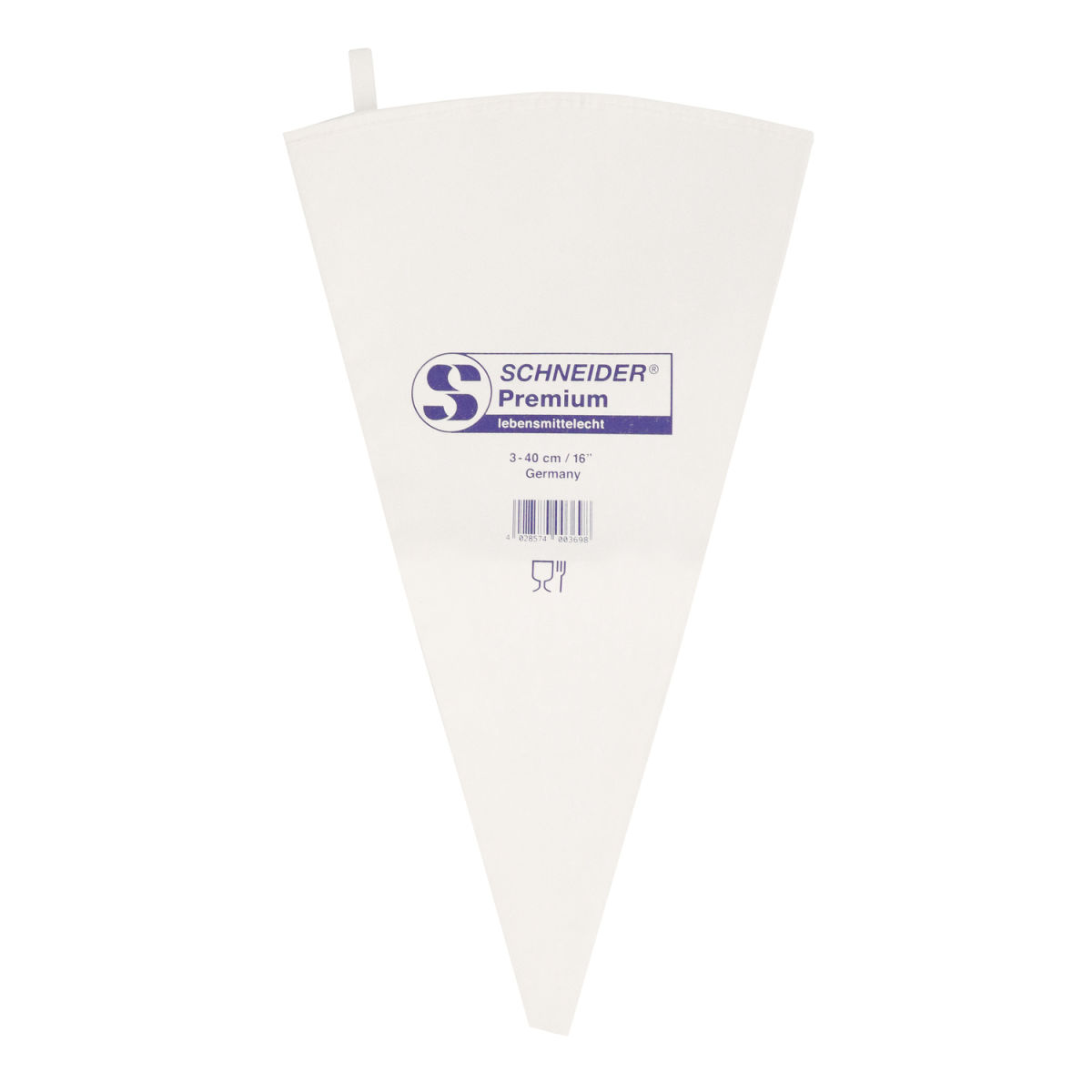 Schneider Spritzbeutel 40 cm (L); weiß
