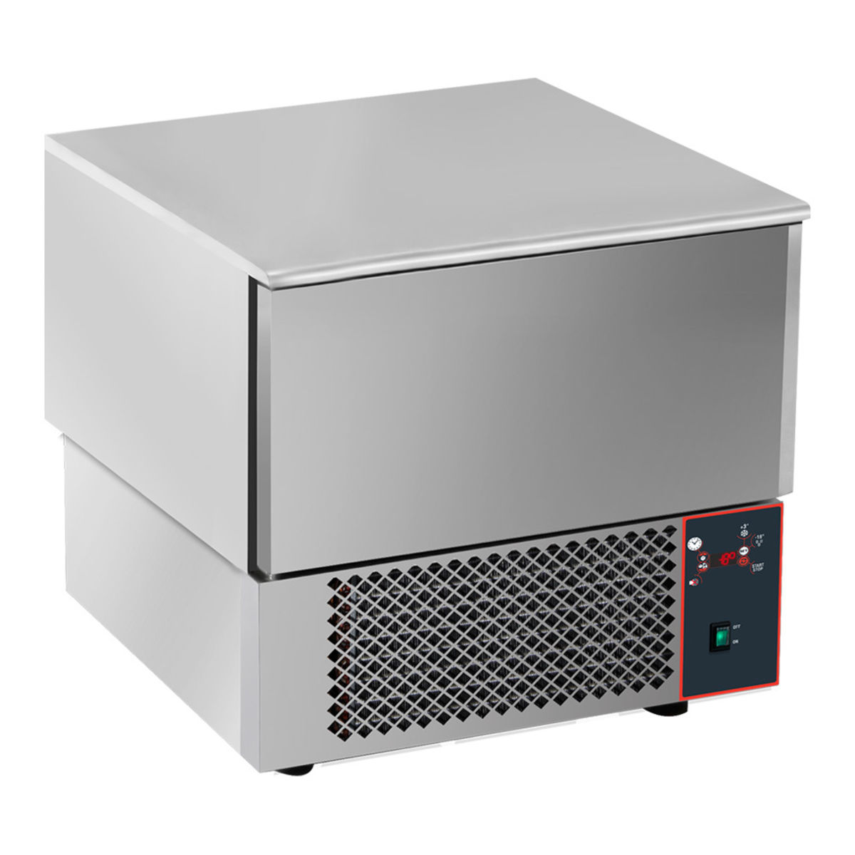 Stalgast Schockfroster, für 3 x GN 1/1 75x77x75 cm (BxHxT); silber