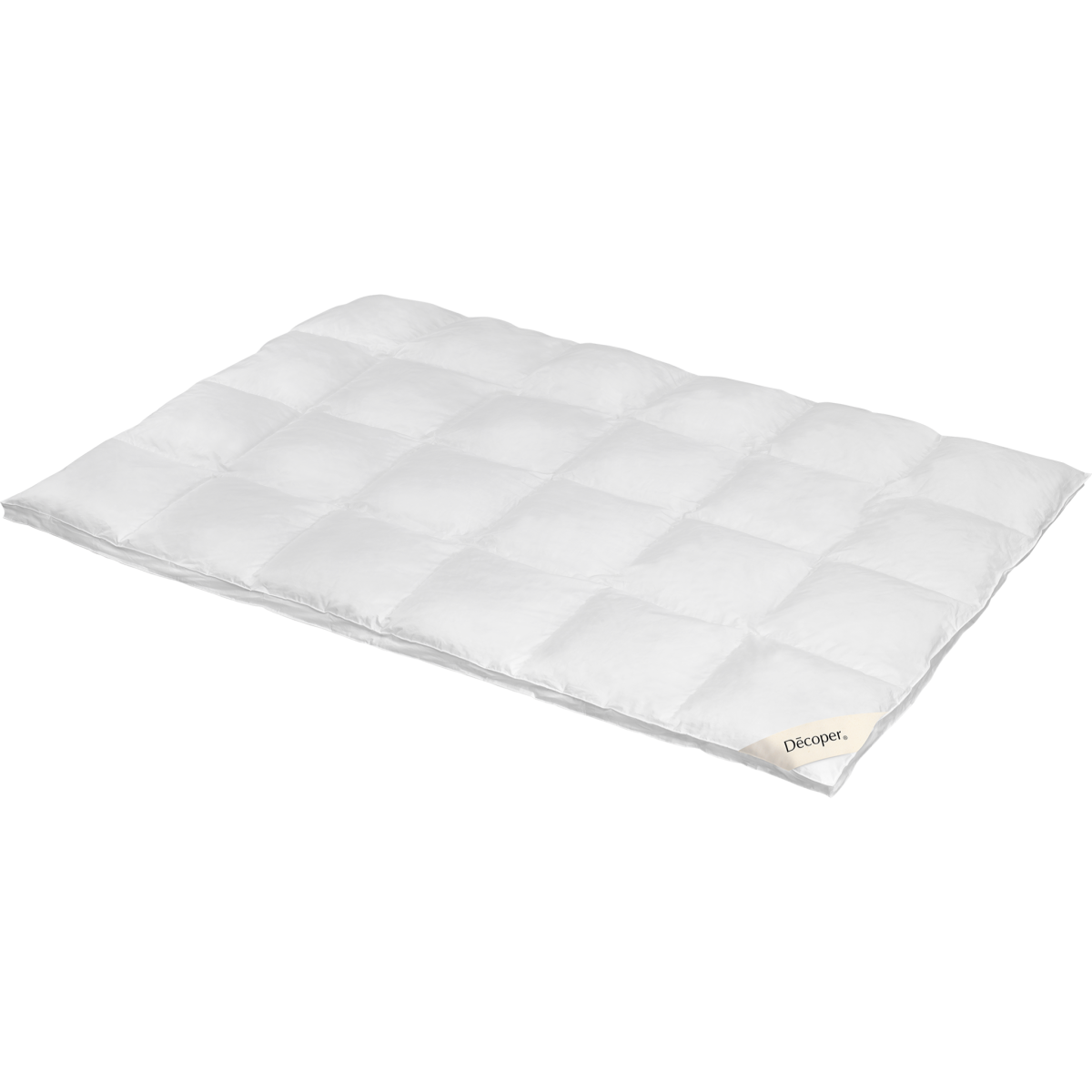 Decoper Decke Decoper ®, Füllung: 90% Daunen/ 10% Federn, Bezug: 100% Baumwolle WARM 135x200 cm (BxL); weiß