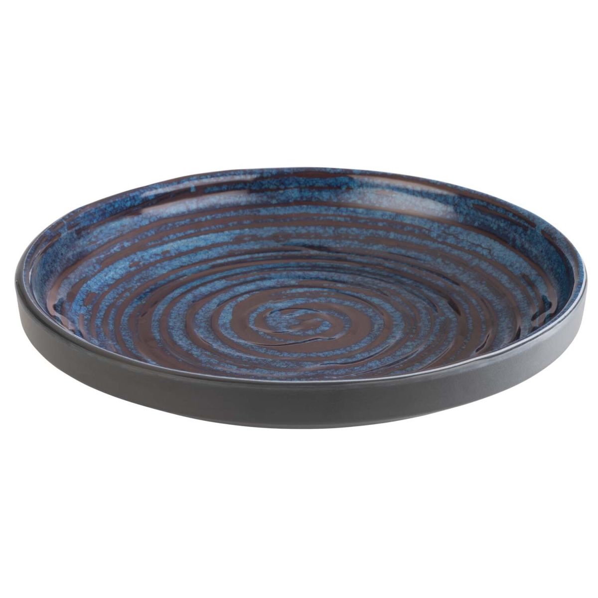 APS Schale LOOPS, Melamin 250 ml, 18x18x18x3 cm (LxBxØxH); blau/grau; rund
