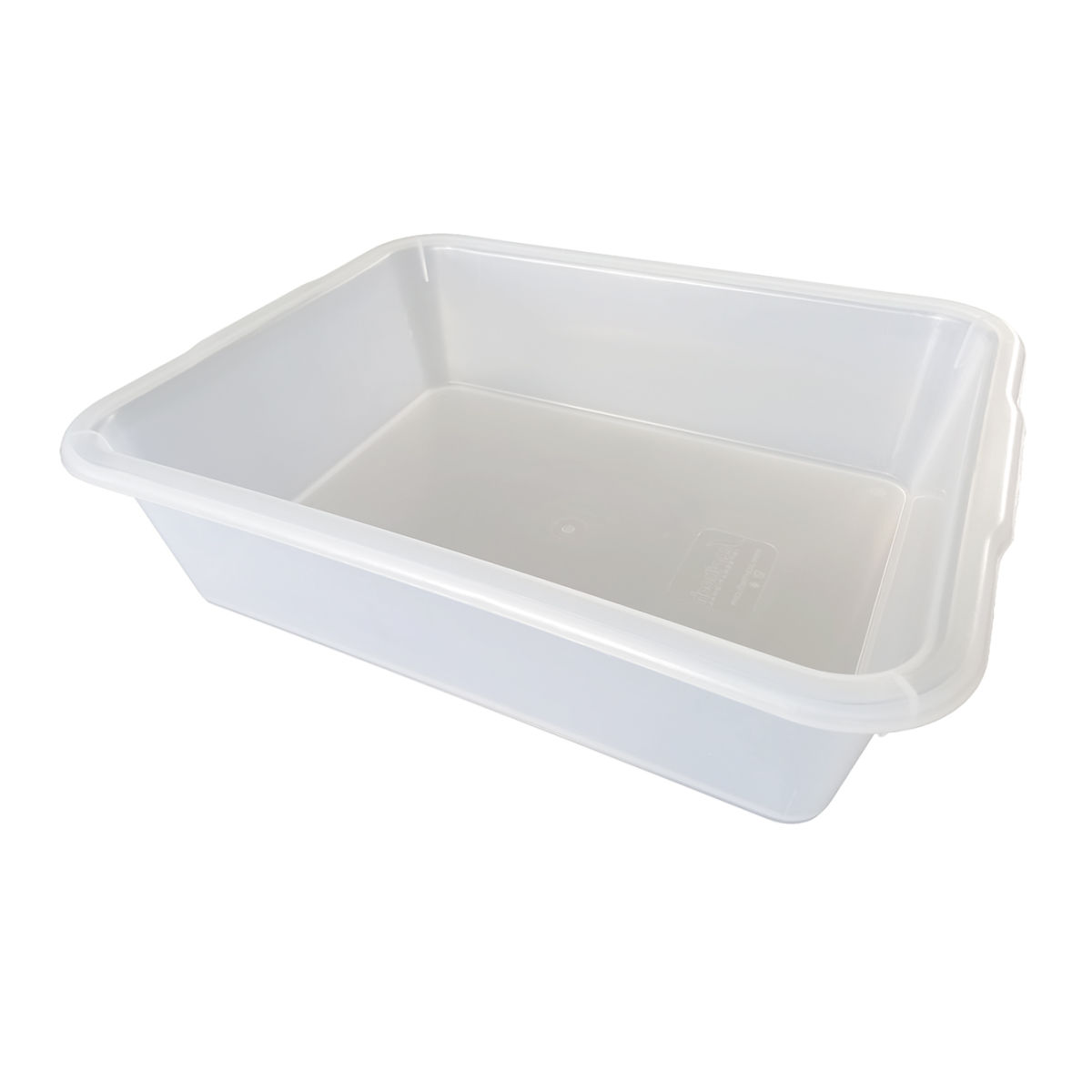 Rechteckige Teigwanne, traditionell, transparent 20000 ml; transparent; 5 Stück / Pack