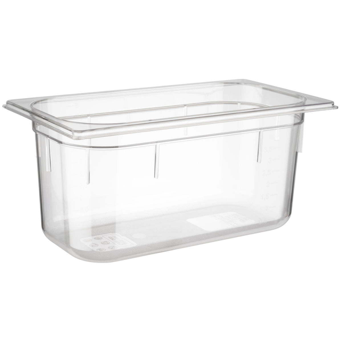 APS GN 1/3 Behälter, Polycarbonat GN 1/3, 5.3 l, 32.5x17.5x15 cm (LxBxT); transparent