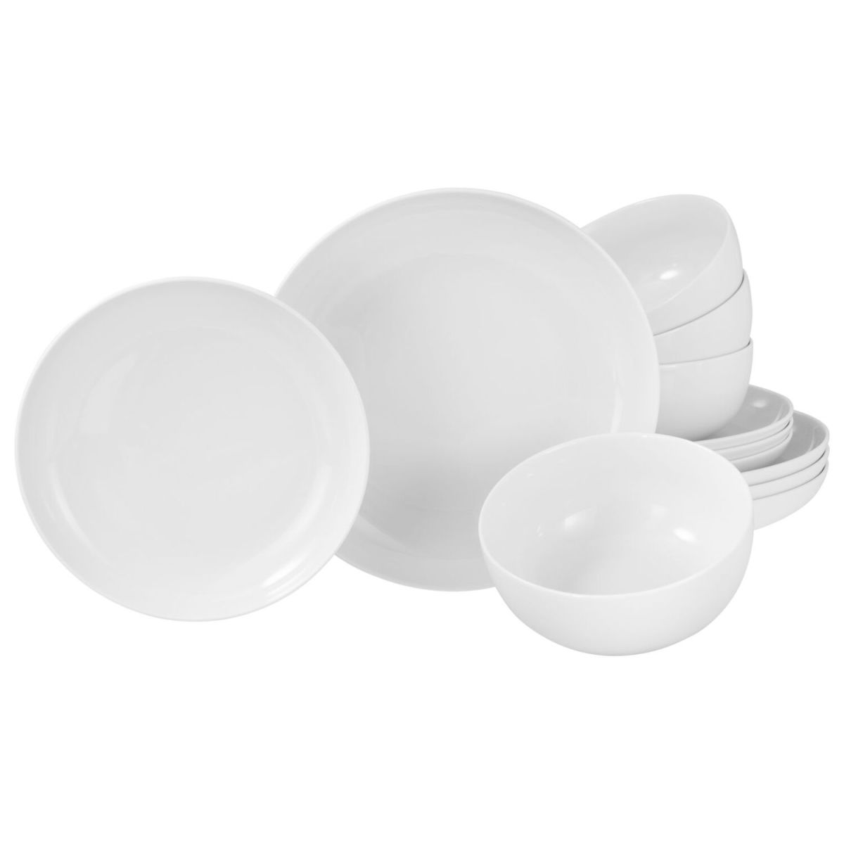 CreaTable Allround - Tellerset 12-tlg weiß