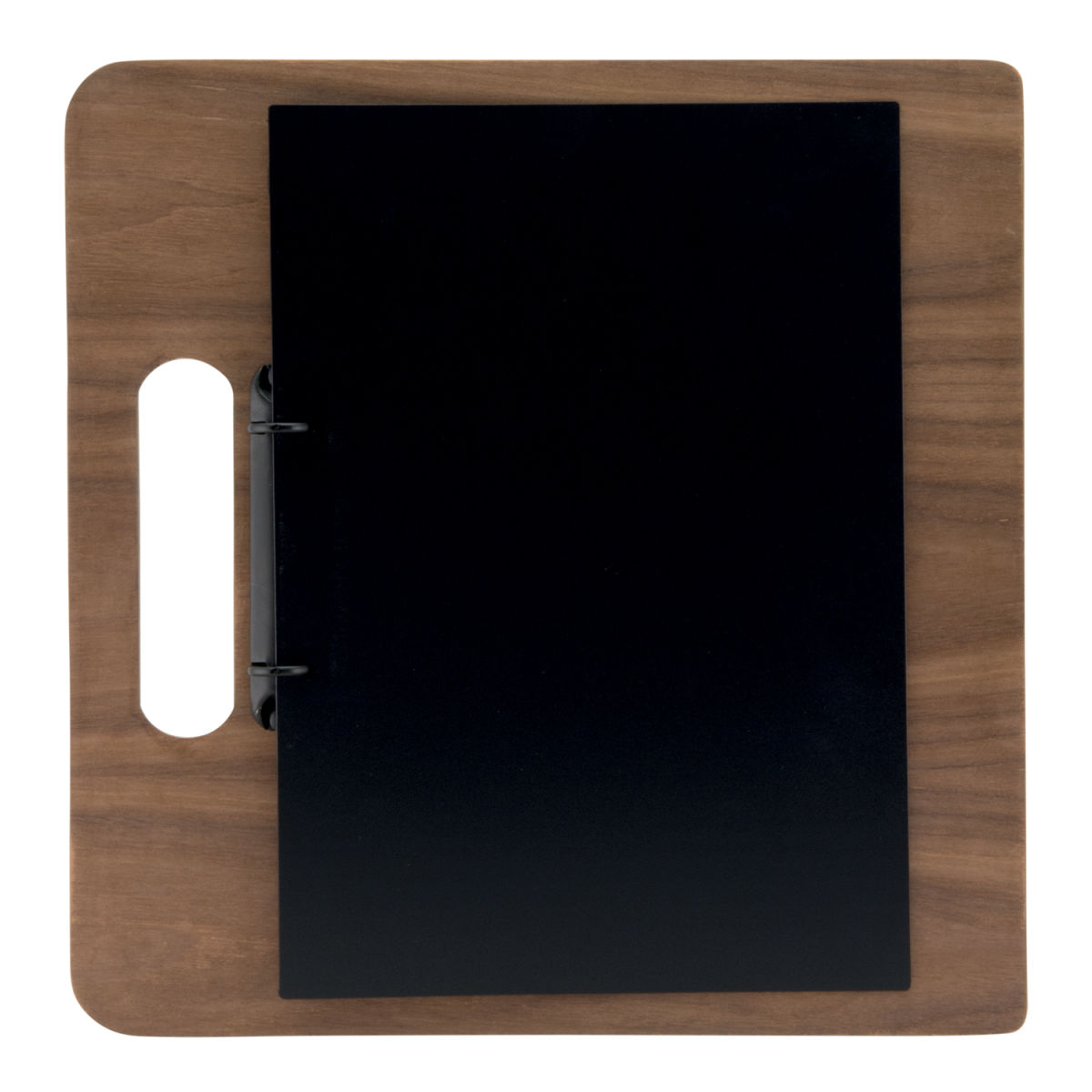 Portamenu A4 Walnut con 2 anelli Securit; 3x32.5x30 cm (LxLxH); marrone