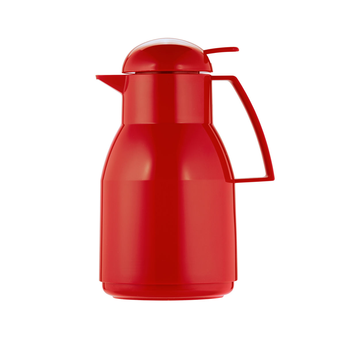 helios Isolierkanne Top Push 1 l, 25.5 cm (H); rot; rund