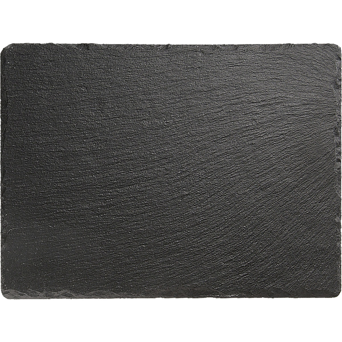 Ardesia naturale APS; 26.5x20.5x1 cm (LxLxH); nero; rettangolare