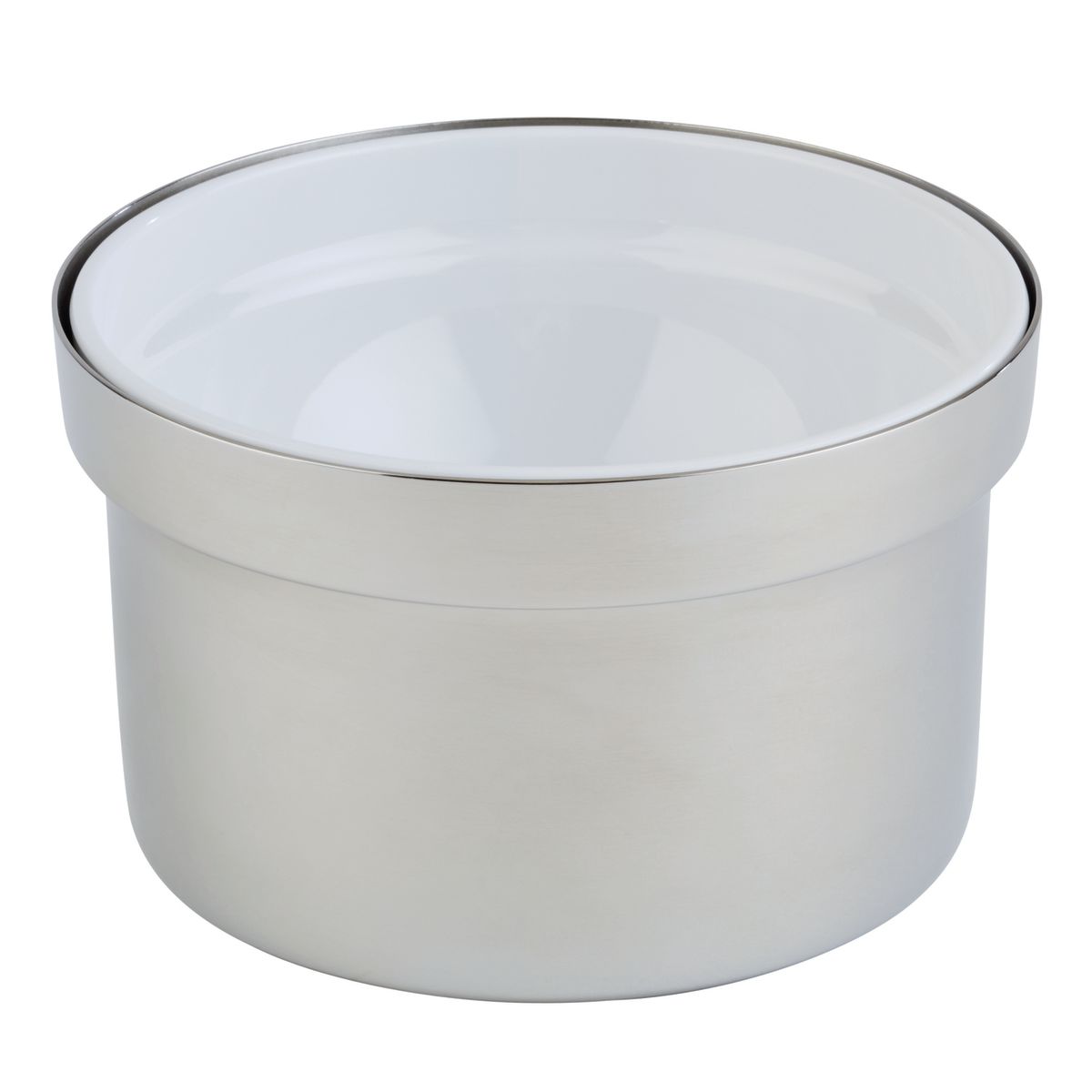 APS Schale BRIDGE, Edelstahl 2500 ml, 23x23x23x13.5 cm (LxBxØxH); silber; rund
