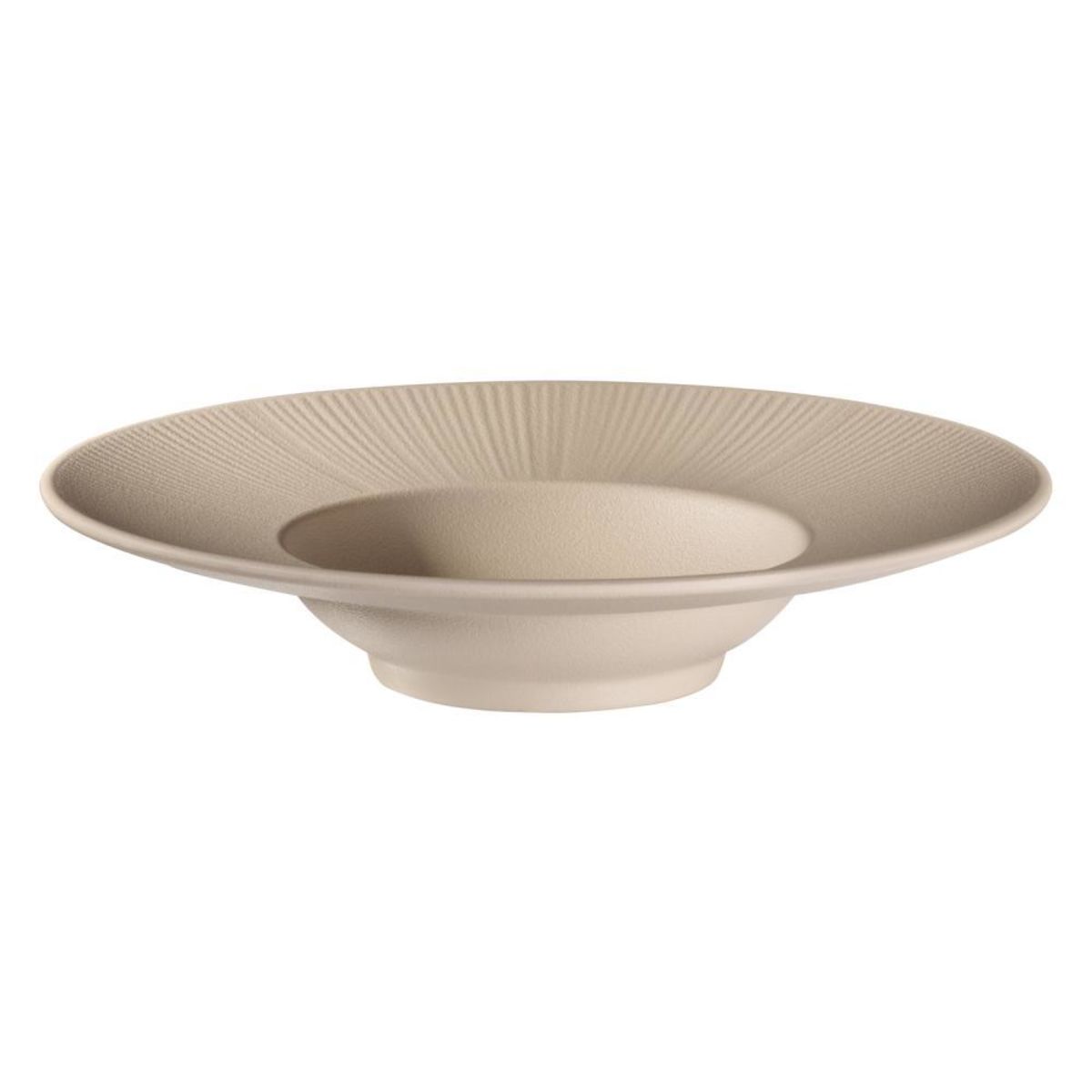 APS Teller NERO, Melamin 300 ml, 29x29x29x6 cm (LxBxØxH); beige; rund
