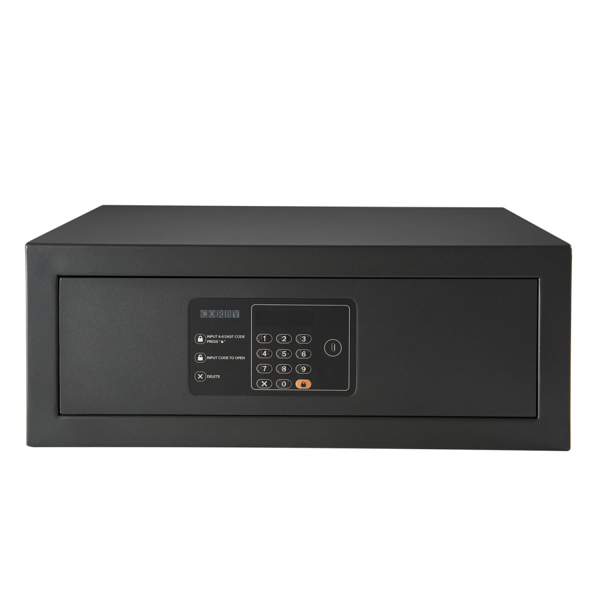 Cassaforte digitale per laptop Corby Westminster 17" in nero CORBY; 1 ml, 50x19x38 cm (LxHxP); nero