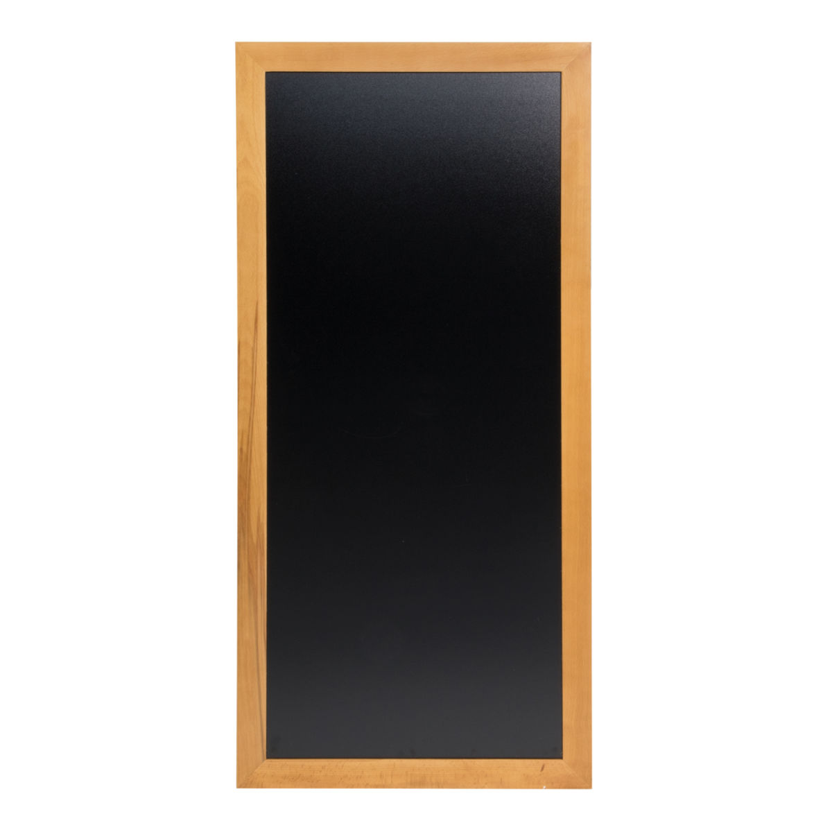 Lavagna da parete Long – Legno verniciato effetto teak – Kit di montaggio incluso Securit; 56x120 cm (LxH); marrone